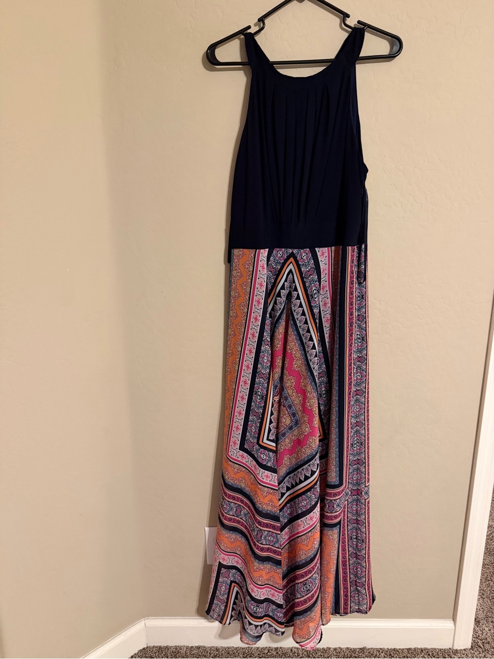 Sandra Darren Navy Dress Top